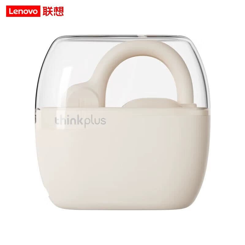 Lenovo/联想 LP76挂耳式无线骨传导耳夹式耳机 无线蓝牙耳机 白
