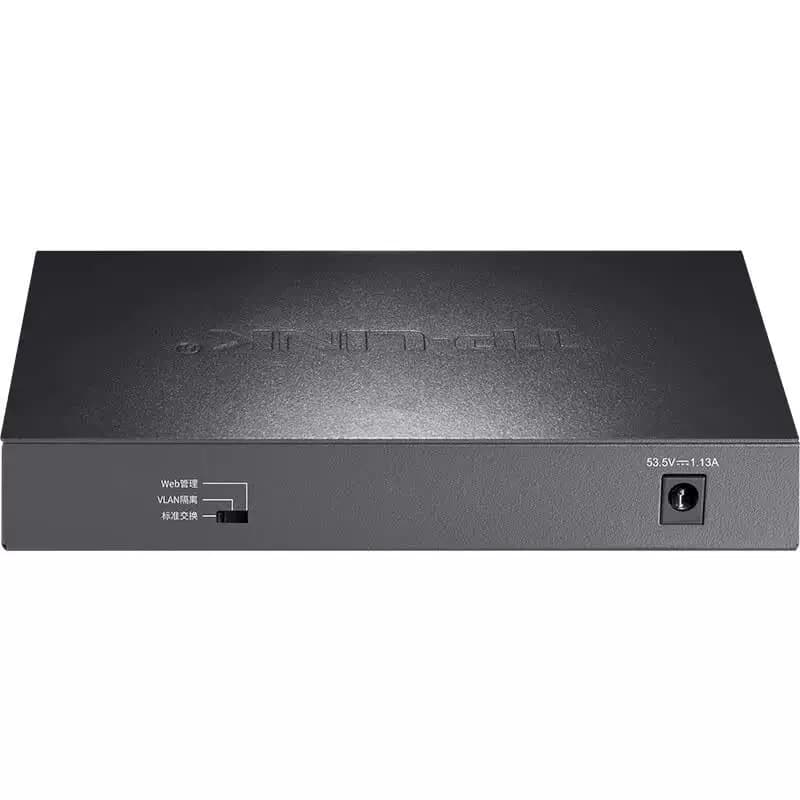 TP-LINK 8口千兆Web网管交换机 PoE供电分线分流器 TL-SG2008MP
