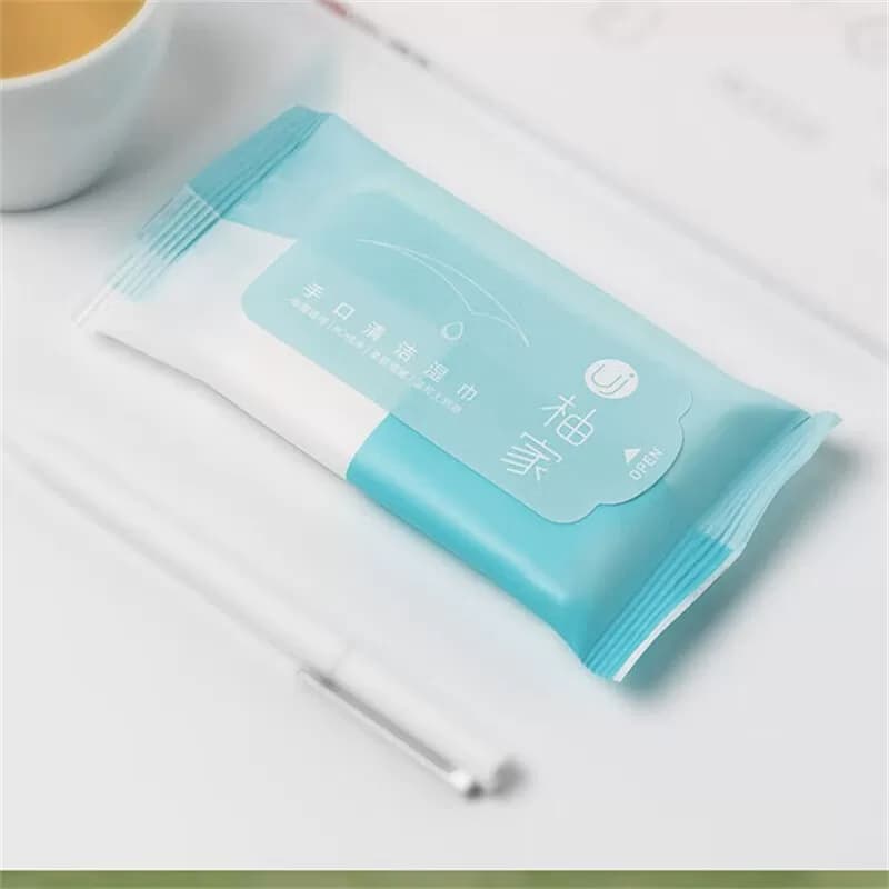 柚家湿巾手口清洁湿巾户外便携随身湿巾10片/包*30包8448