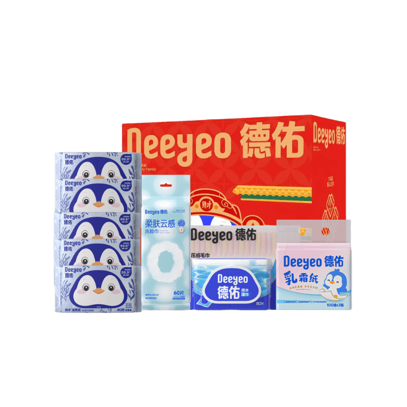 德佑湿厕纸/乳霜纸/湿巾/洗脸巾套装JXLD060313单位：套