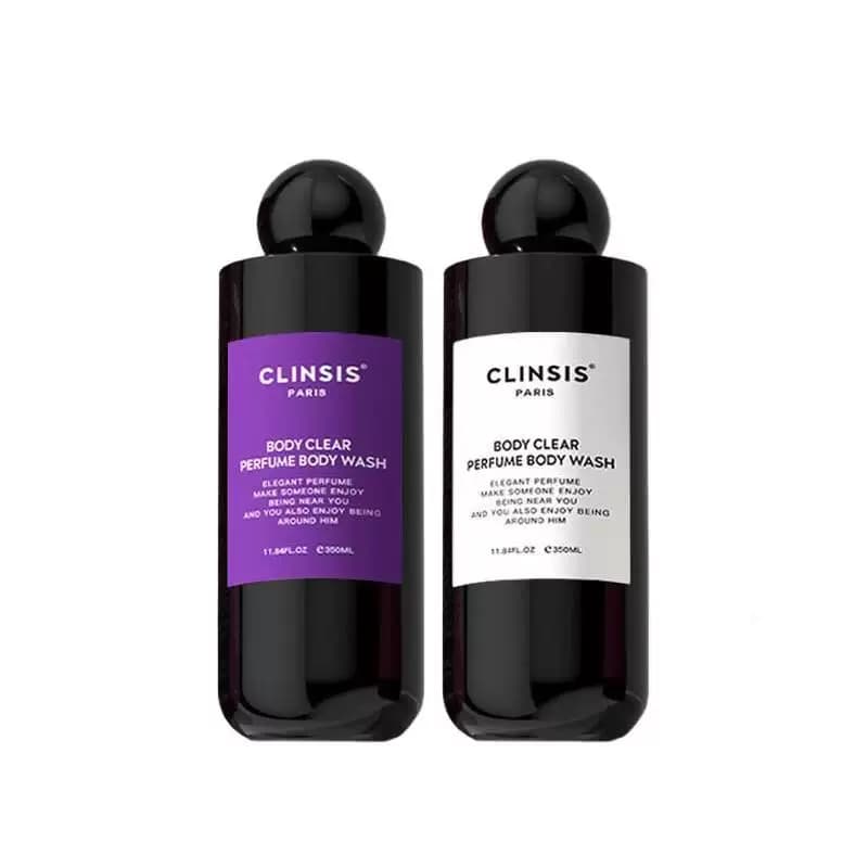 Clinsis珂莱诗香氛沐浴露组合两支装白色衬衫350ml+琥珀乌木350ml
