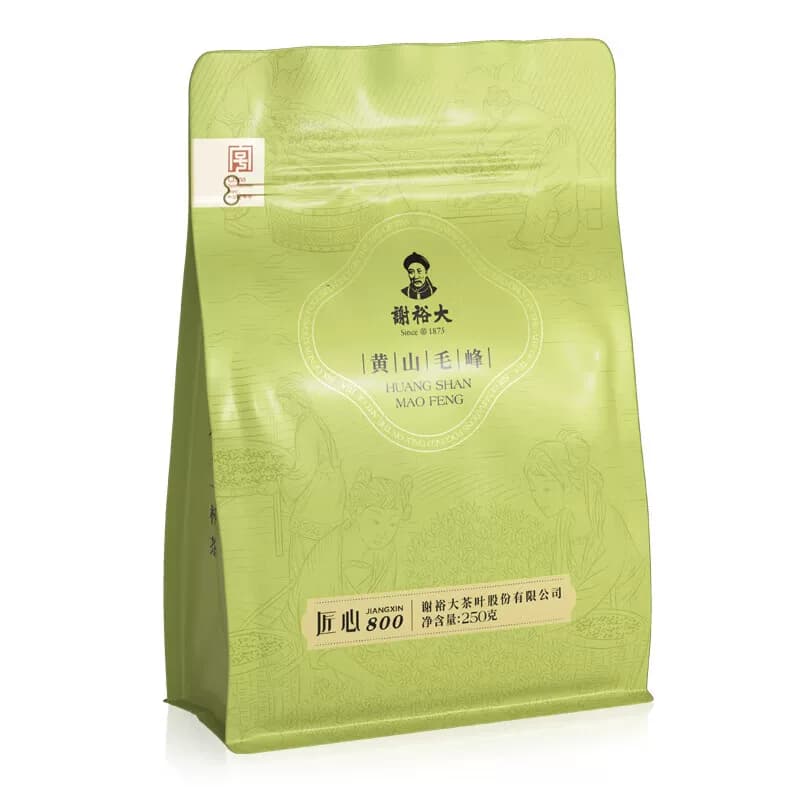 谢裕大 黄山毛峰匠心800绿茶250g/袋 原产地雨前一级春茶茶叶