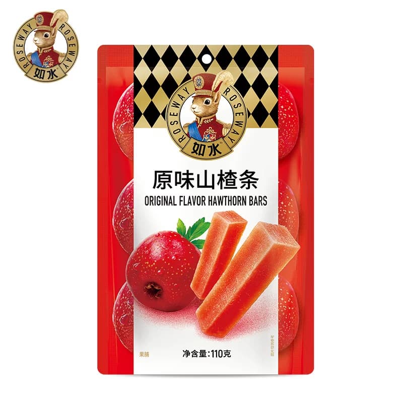 如水原味山楂条3袋装 110g/袋