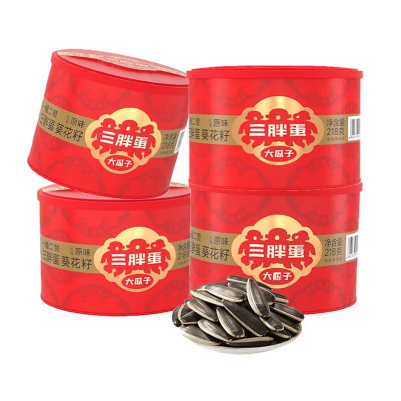 三胖蛋原味瓜子218g*4