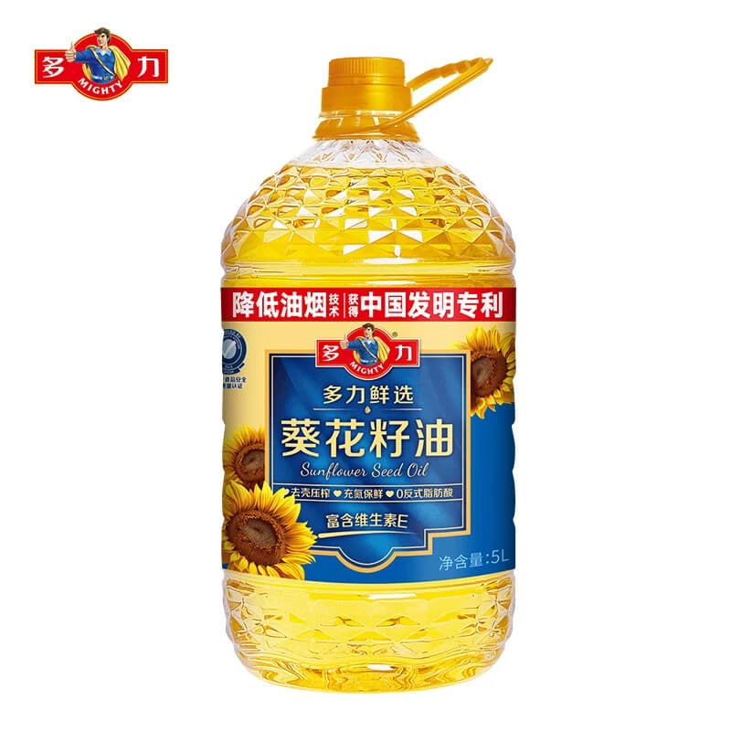 多力鲜选葵花籽油5L