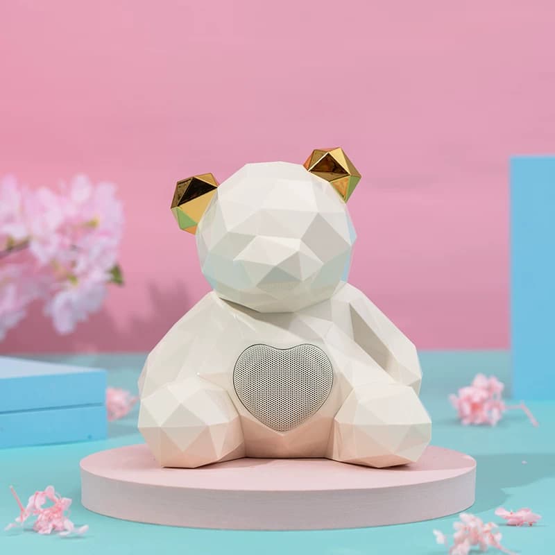 可米生活《晚安兔蓝牙音箱》家用智能Type-c音箱办公桌装饰品,详情图 2