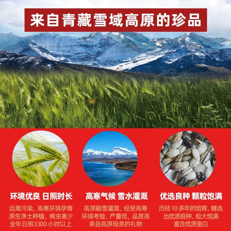 巴颜喀拉藏地精选三色青稞米缓升糖五谷杂粮糖友主食健康粗粮糙米,详情图 6