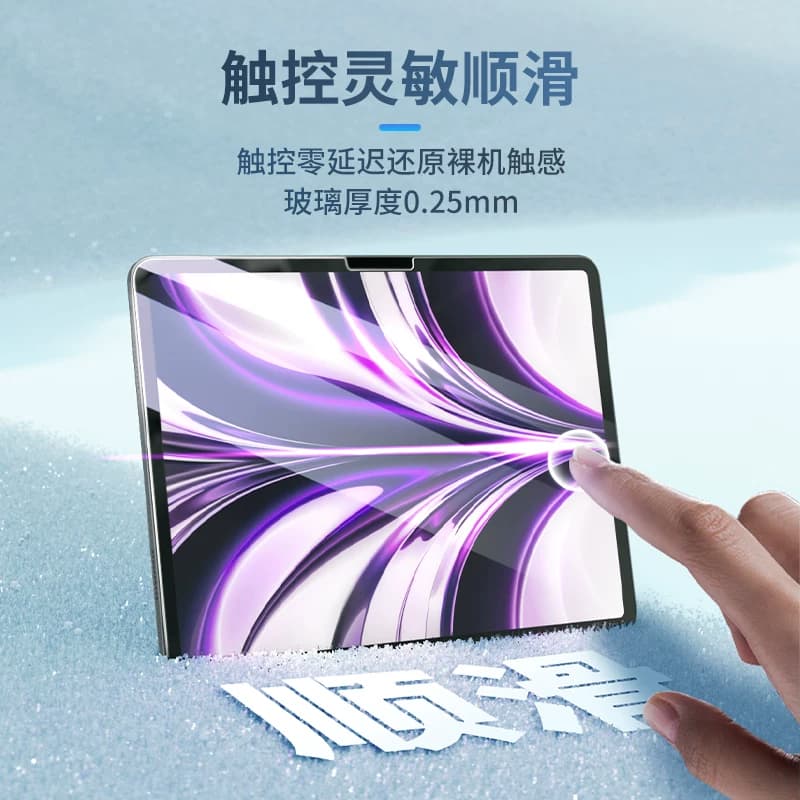 蓝猩iPadPro钢化膜苹果25平板ipadair6保护13英寸全包11防摔,详情图 3