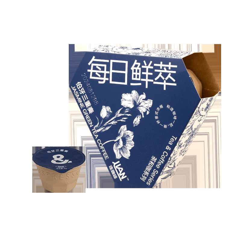 连咖啡茶和咖伯牙三重奏意式浓缩速溶黑咖啡可做拿铁