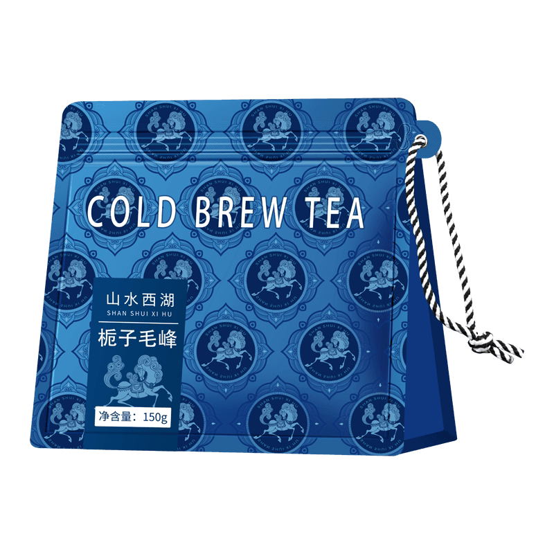 山水西湖袋泡茶栀子毛峰冷泡茶茶叶原叶茶包花茶栀子香下午茶150g