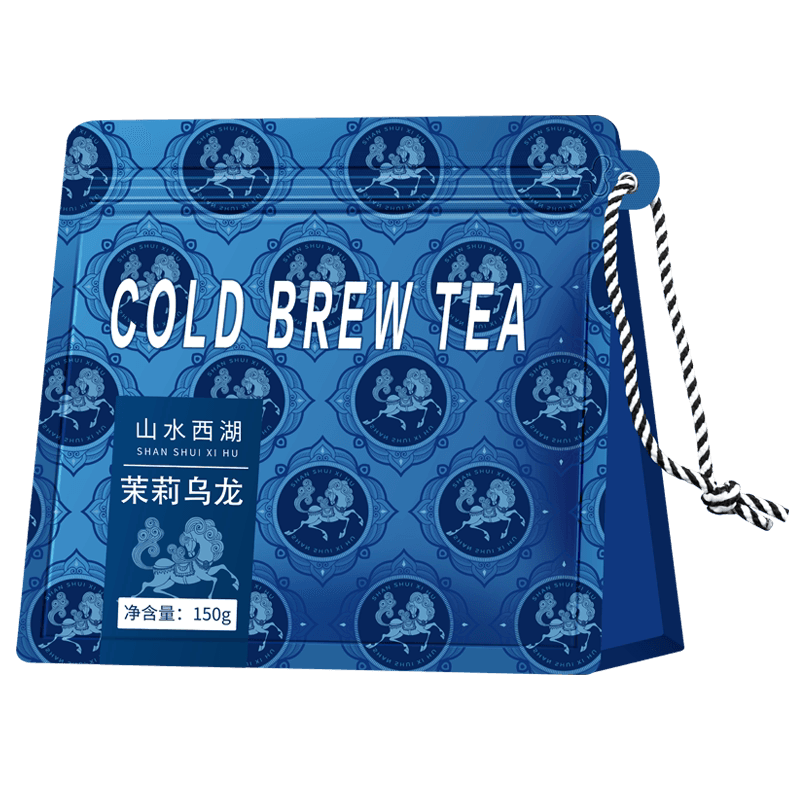 山水西湖冷泡茶茉莉花茶茉莉乌龙茶浓香茶叶独立小茶包3g*50包