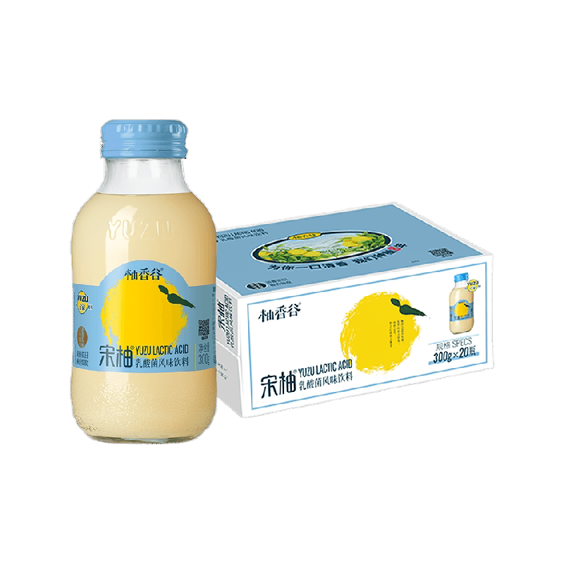 柚香谷宋柚乳酸菌风味饮料300g*20瓶网红饮品聚会出游