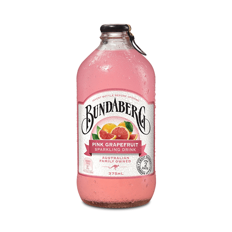 宾得宝bundaberg葡萄柚味果汁气泡水375ml*1进口汽水夏日解暑饮料