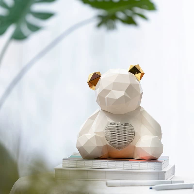 可米生活《晚安兔蓝牙音箱》家用智能Type-c音箱办公桌装饰品,详情图 5