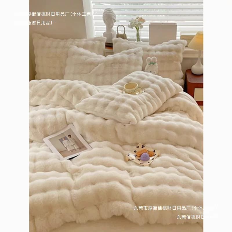 四件套冬季新款感大包加厚四件套轻奢意进口牛奶主卧室【企采】