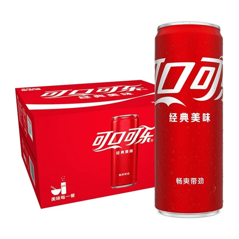 可口可乐碳酸饮料经典摩登罐汽水整箱装,详情图 3