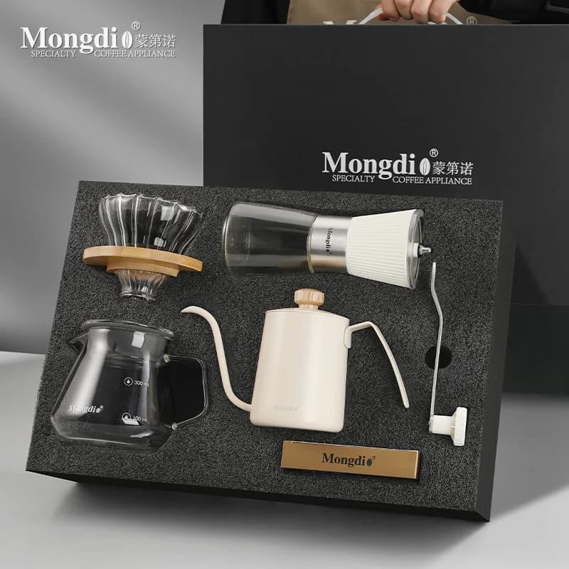 Mongdio手冲咖啡壶套装礼盒生日礼物乔迁新居礼品新婚商务伴手礼